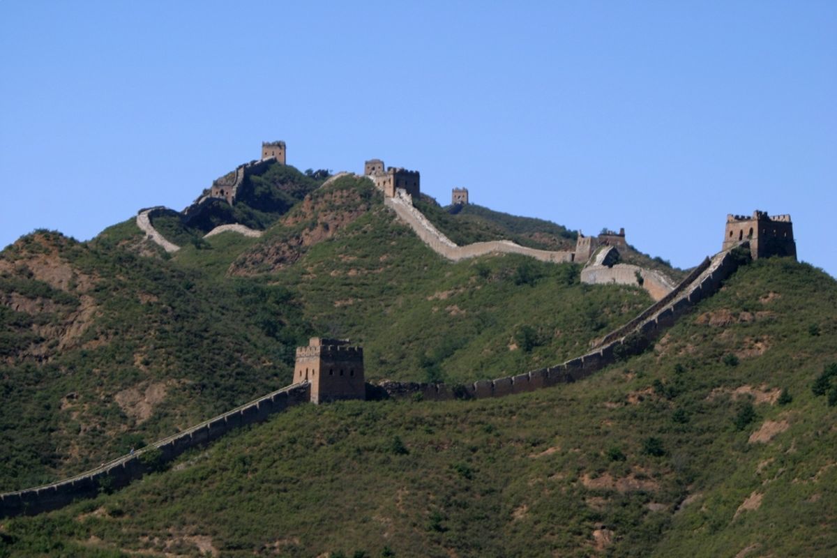 Вид на Великую Китайскую Стену